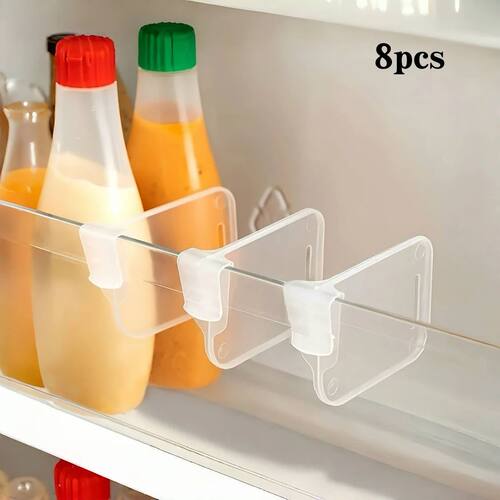 8pcs Refrigerator Side Door Sorting Partition Card Buckle Ki