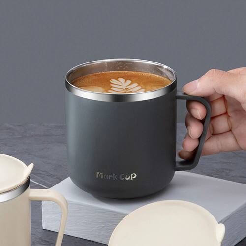 400ml 304 Stainless Steel Coffee Mugs Portable Cups Heat Ins