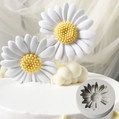 3D Daisy Flower Mold Sun Flower Silicone Mold Aromatherapy E