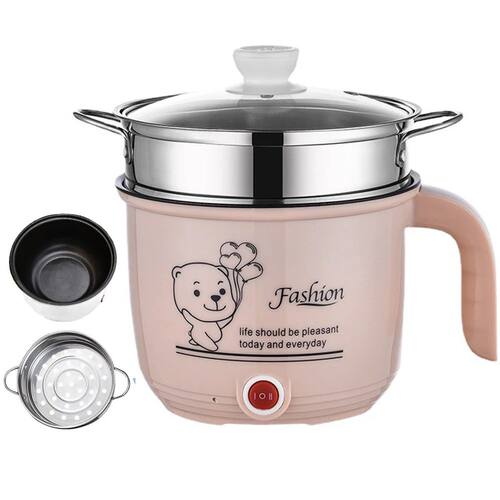 220V Electric Rice Cooker With Stainless Steel Steamer Multi
