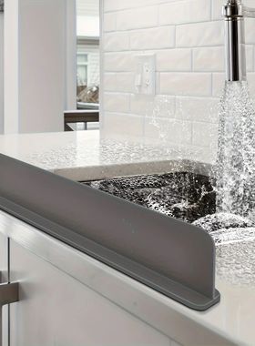 Silicone Sink Baffle Splash Guard Protect Cloth From Splashi