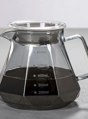 Leeseph Espresso Glass Carafe Coffee Pot, Pour Over Coffee F