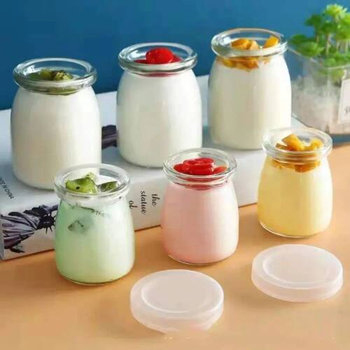 New Pudding Jars High Temperature Resistant Glass Bottle Yog