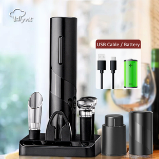 Electric Wine Opener Automatic Corkscrew Wine Openers with S