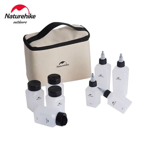 Naturehike Seasoning Jar 8pcs Spice Container Set Portable O