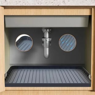 Durable Under-Sink Mat - Waterproof Drip Tray Liner For Kit
