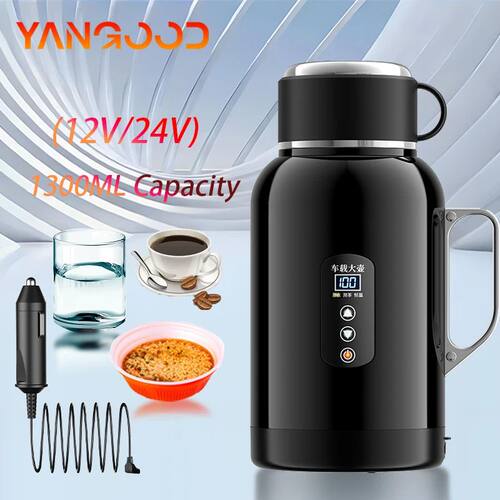 Car Mounted Kettle New 12V24V Universal Heating And Insulati
