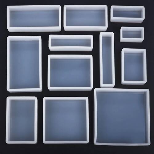 Cuboid Cube Resin Mold Crystal Epoxy Silicone Mold DIY Jewel