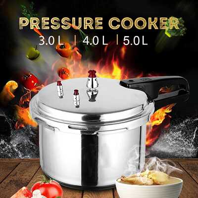 Kitchen High Pressure Cooker Cookware Soup Meat pot 3/4/5L f