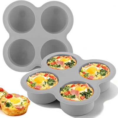 Air Fryer Egg Mold, 4 Cups Silicone Air Fryer Baking Pan Non