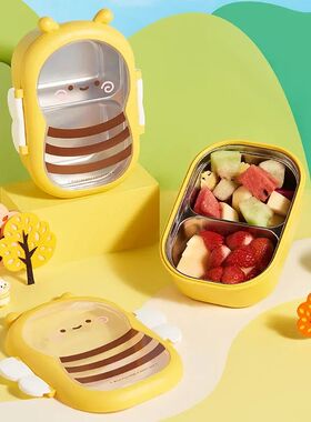 Outing Tableware Portable Stainless Steel Lunch Box Baby Chi