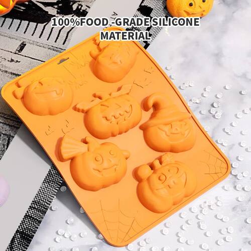 Silicone Pumpkin Mold Thanksgiving Cake Cookie Molds Muffin
