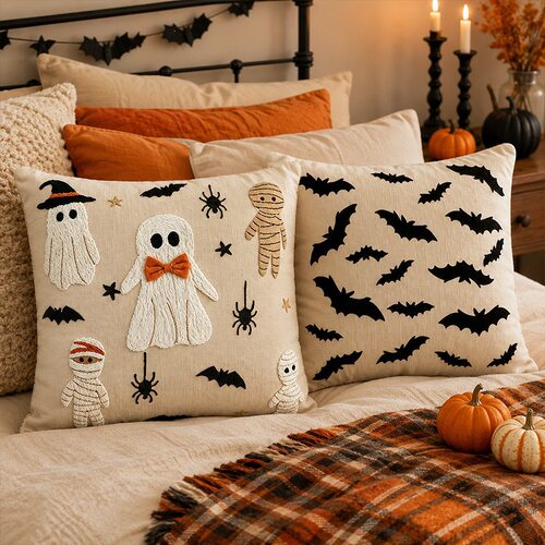 Haunted Mansion Pillow Sofa Halloween Ghost Happy Haunts Mod