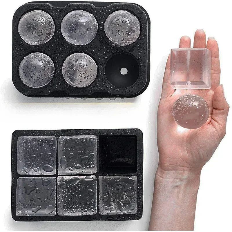 Food Grade Reusable Ice Maker IceCream Tools Ice Ball Mold R