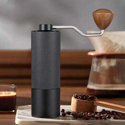 Manual Coffee Grinder Stainless Steel Conical Burr Setting H