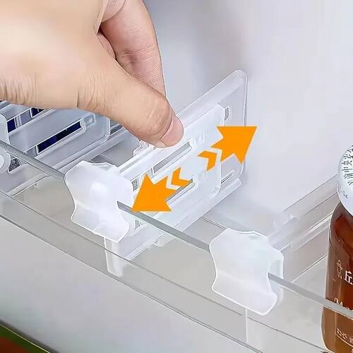 6-piece Refrigerator Space Divider For Organizing And Extend
