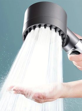 4 Modes Massage Shower Head  with Brush Cotton Filters One-c