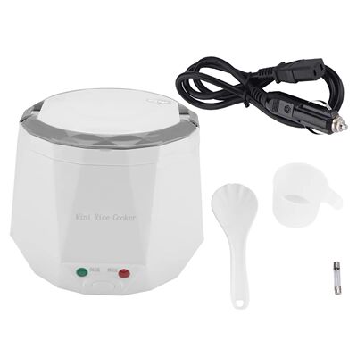 24V Electric Rice Cooker 1.6L Portable Cooking Pot  Multifun