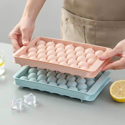 33 Ice Boll Hockey PP Mold Frozen Whiskey Ball Popsicle Ice