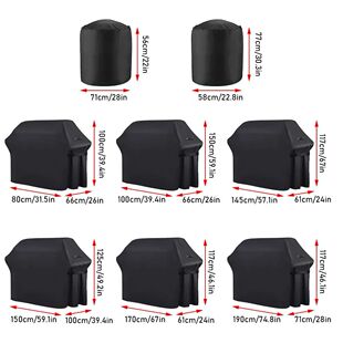 Outdoor Dust Duty BBQ Gril Heavy Cover Weber 210D Waterproof