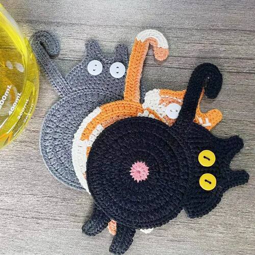 Funny Coaster High Temperature Resistant Easy To Clean Reuse