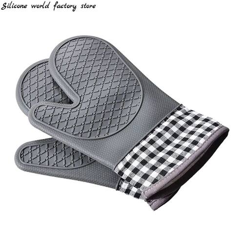 Silicone World 1PC hot Oven Mitts Baking Anti-Hot Silicone G