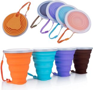 Collapsible Cup Foldable Bott Cute Water Telescopic Silicone