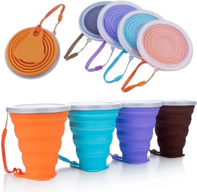 Silicone Foldable Cup Collapsible Telescopic Cute Water Bott