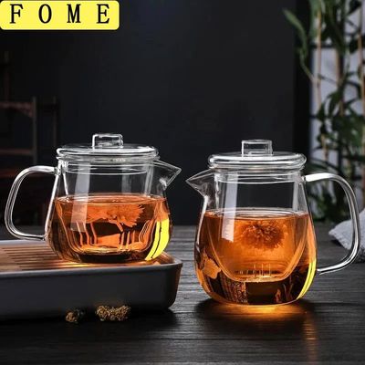 Glass Teapot Penguin Shape Chinese Tea Ceremony Transparent
