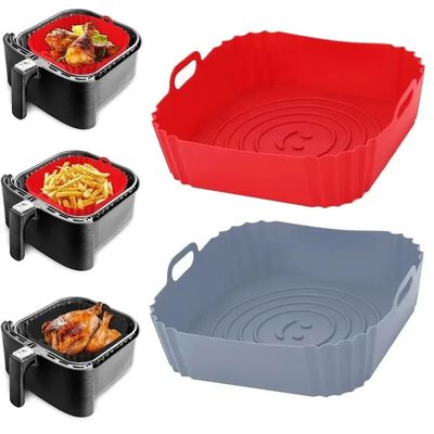 1PC Reusable Airfryer Pan Liner Accessories Silicone Air Fry