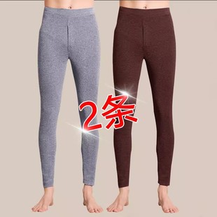 商场专柜撤回双面德绒秋裤男款冬季贴身保暖无痕休闲打底裤子内衬