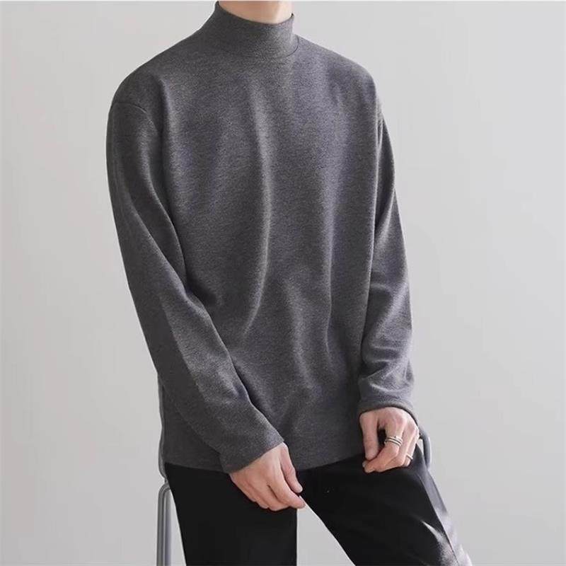 冬季长袖男生德绒T恤韩版潮流半高领内穿套头体恤简约帅气打底衫,女士内衣/男士内衣/家居服,保暖上装,淘宝优惠券,粉丝福利购,淘宝优惠卷