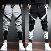 子男2026新款 百搭休闲运动束脚长裤 春秋季 潮流高街痞帅卫裤 韩版 裤