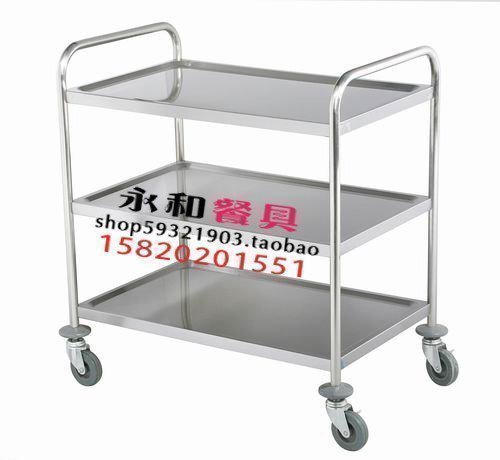 多功能厨房置物架移动服务车