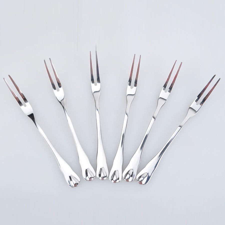 不锈钢水果叉时尚创意 点心叉 蛋糕叉子 果签 甜品月饼叉 单支价