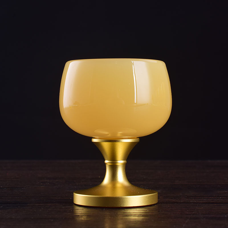供佛拜神酒杯琉璃玉光供杯