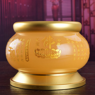 供佛香炉家用室内供奉观音上香插香捻香烧香白玉青玉玻璃心经香炉