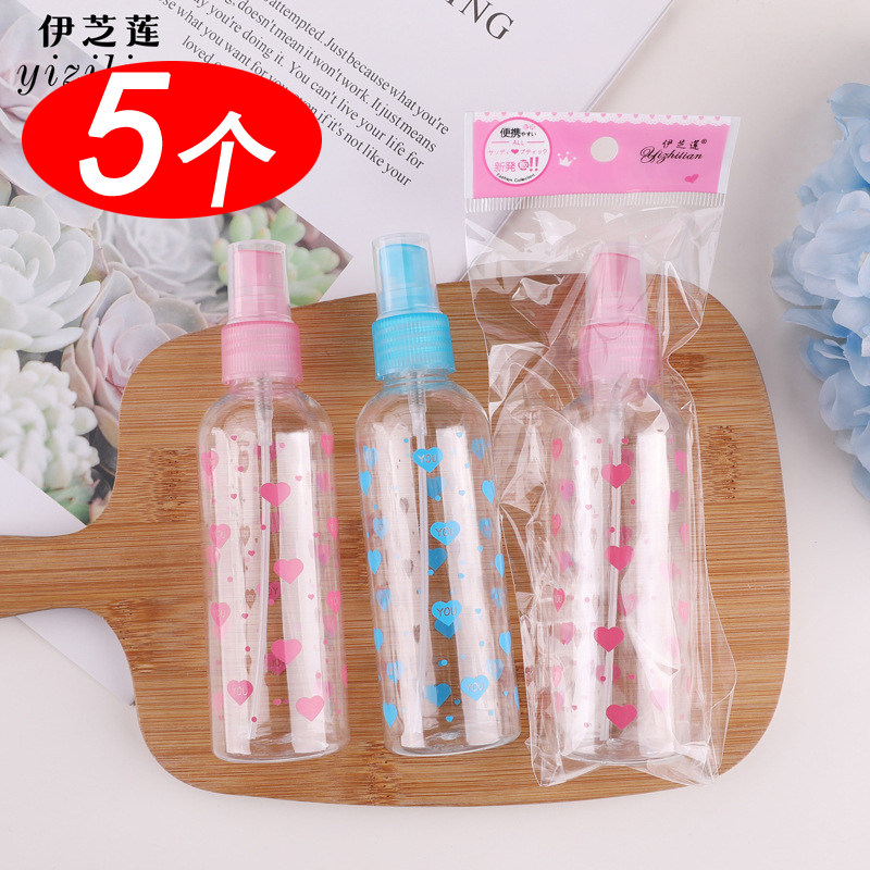 伊芝莲旅行分装瓶细雾喷雾细雾瓶化妆水瓶100ml