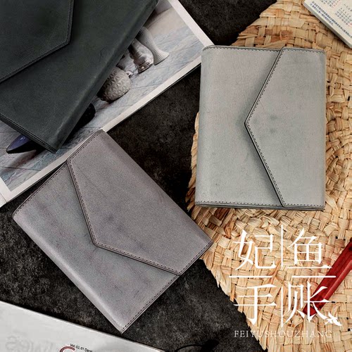 日本ODORU雾蜡牛皮信封三折手帐