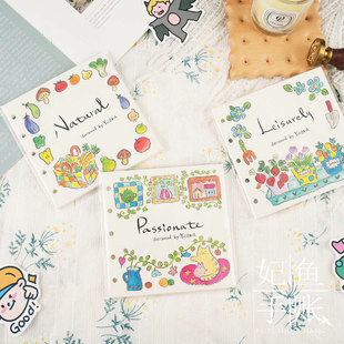 现货藤鸠社M5方方子A7/A6Shinco Uematsu 活页A7/A6卷式便利贴