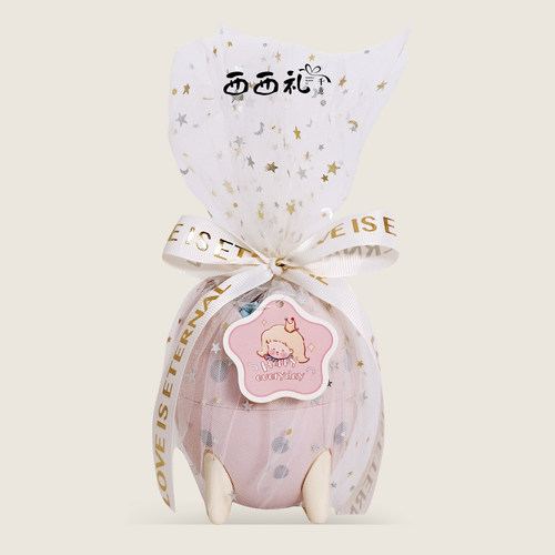 西西礼宝宝零食成品百天满月喜饼
