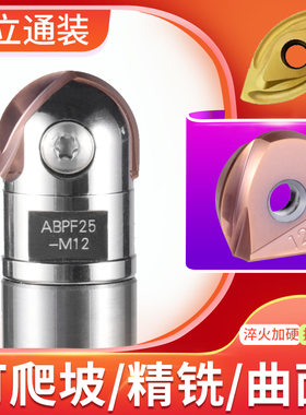 R5R6R8R10R12.5R15半圆刀片柳叶刀粒球头铣刀/ZDFG刀杆刀头锁牙头