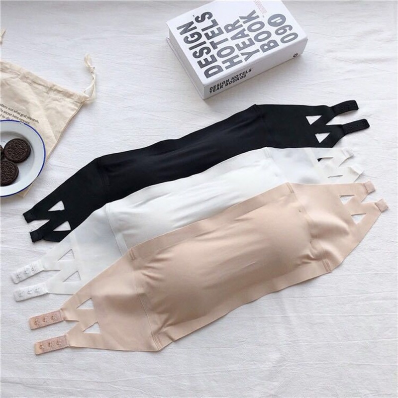 New One Piece Seamless Tube Top Women Invisible Bra