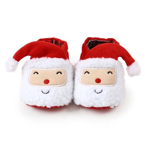0-18M Christmas ewborn Infant Baby Boy Girl Shoes Cartoon Sa