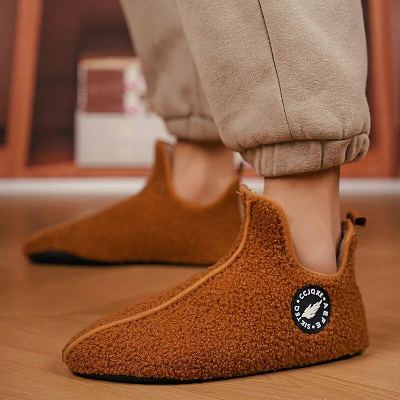 Winter Slippers Men Couples Slippers Non-slip Warm Women and
