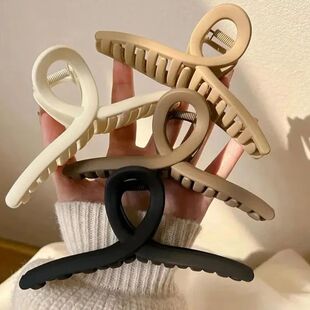 2/4Pcs Women Hair Claw Clip Cross Matte HairpinHairgrips Lar