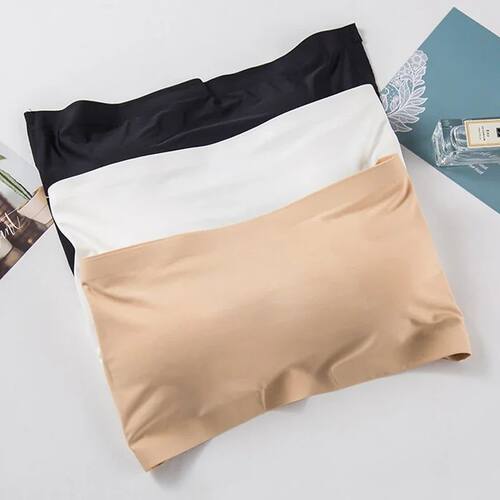 Seamless Integrated Tube Tops Women Removable Pads Intimates