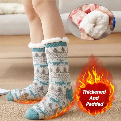 16 Styles Winter Acrylic Fiber Woman Christmas Socks Christm