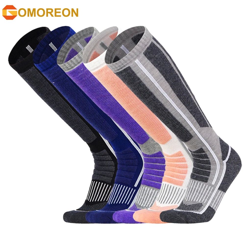 1Pair Merino Wool Ski Socks, Cold Weather Socks for Snowboar