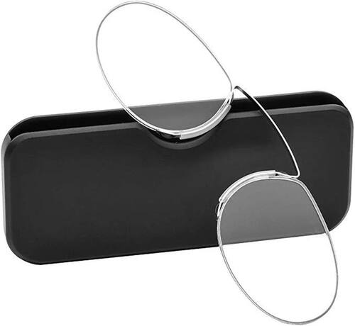 Rimless Nose Clip On Reading Glasses Mini Portable Legless L